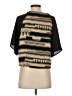 Soprano 100% Polyester Black Short Sleeve Blouse Size S - photo 2