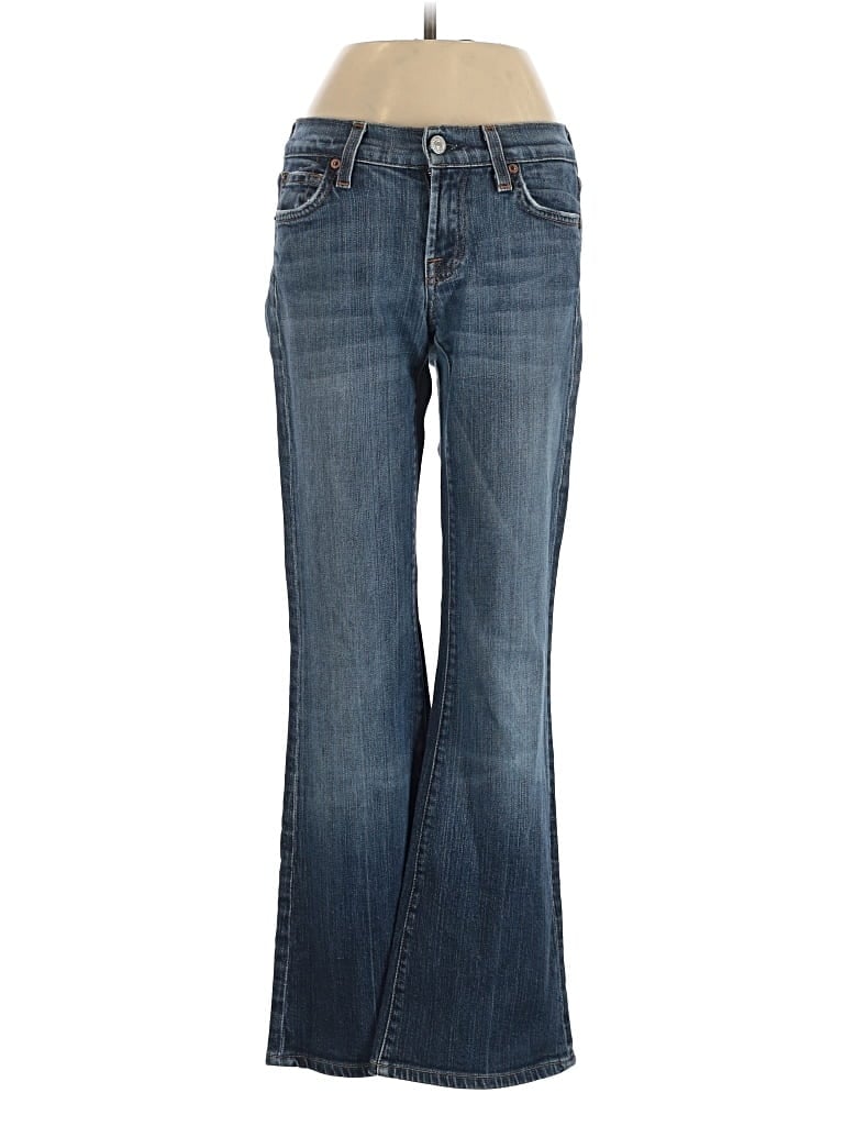 Pre-owned 7 For All Mankind Jeans In Blue