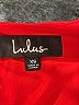 Lulus 100% Polyester Red Cocktail Dress Size XS - photo 7