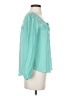 E&M Collection 100% Polyester Teal Long Sleeve Blouse Size S - photo 4