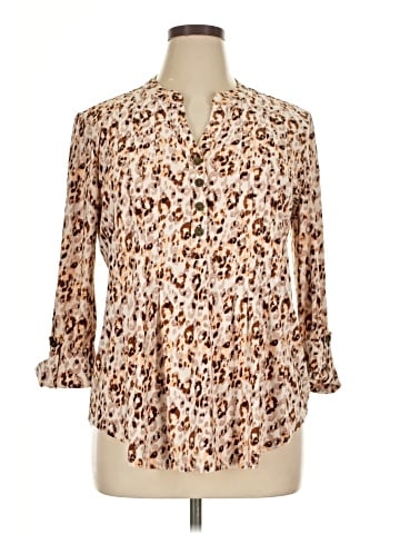 New Directions 3/4 Sleeve Blouse (view 1)