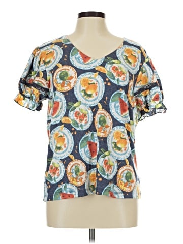 Fred David Short Sleeve Blouse (view 1)