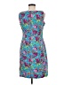 CDC Apparel Paisley Blue Cocktail Dress Size 8 - photo 2