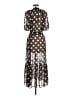 Bailey 44 100% Polyester Polka Dots Brown Casual Dress Size M - photo 2