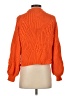 Maje Solid Orange Pullover Sweater Size Sm (1) - photo 2