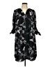 Ellos 100% Polyester Black Casual Dress Size 12 - photo 1