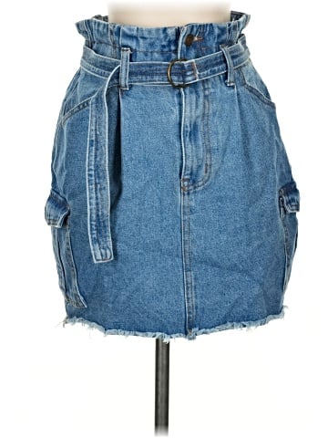 JLUXLABEL Denim Skirt (view 1)