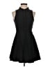 BCBGeneration 100% Cotton Tweed Black Casual Dress Size 4 - photo 1