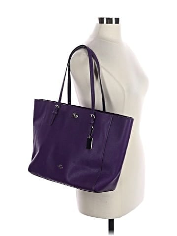 Coach Leather Tote (view 2)
