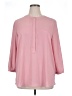 Not Your Daughter's Jeans 100% Polyester Pink 3/4 Sleeve Blouse Size XL - photo 1