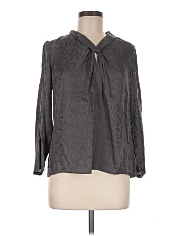 Rebecca Taylor Long Sleeve Silk Top (view 1)