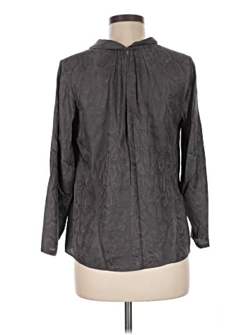 Rebecca Taylor Long Sleeve Silk Top (view 2)