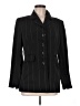 Harve Benard by Benard Holtzman 100% Polyester Stripes Black Blazer Size 8 - photo 1