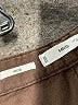 MNG Solid Brown Denim Shorts Size 4 - photo 3