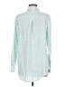 Isabel Maternity Checkered-gingham Green Long Sleeve Blouse Size Med Maternity - photo 2