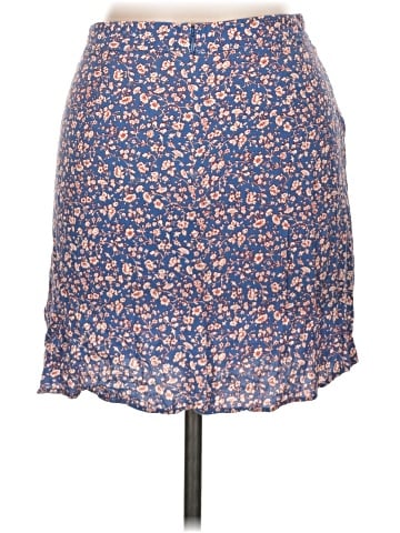 Madewell Porch Side-Button Mini Skirt in Summer Vines (view 2)