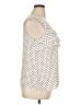 Kasper Polka Dots Black Ivory Sleeveless Blouse Size XL - photo 4