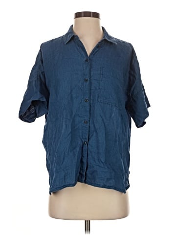 Madewell 3/4 Sleeve Button-Down Shirt (view 1)