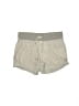 Athleta 100% Linen Chevron-herringbone Gray Shorts Size 6 - photo 1