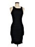 Velvet Solid Black Cocktail Dress Size M - photo 1