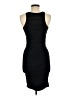 Velvet Solid Black Cocktail Dress Size M - photo 2