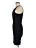 Velvet Solid Black Cocktail Dress Size M - photo 5
