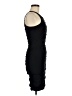 Velvet Solid Black Cocktail Dress Size M - photo 4