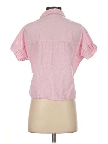 Madewell Short-Sleeve Tie-Front Top (view 2)