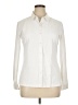 J. McLaughlin White Ivory Long Sleeve Button-Down Shirt Size XL - photo 1