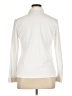 J. McLaughlin White Ivory Long Sleeve Button-Down Shirt Size XL - photo 2