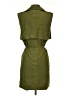 Lily White 100% Polyester Green Trenchcoat Size S - photo 2
