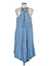 Mossimo 100% Lyocell Blue Casual Dress Size M - photo 2