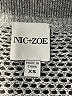 Nic + Zoe Metallic Silver Pullover Sweater Size XS - photo 7