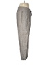 Athleta 100% Linen Chevron-herringbone Gray Linen Pants Size M - photo 4