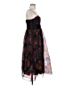 Lulus 100% Polyester Floral Black Cocktail Dress Size M - photo 4