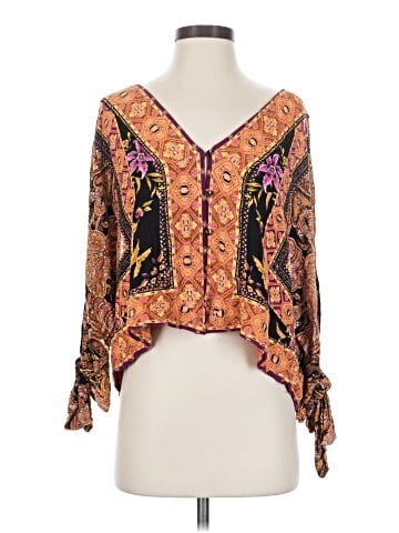 Free People 3/4 Sleeve Blouse (view 1)