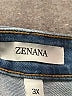 Zenana Blue Denim Shorts Size 3X - photo 3