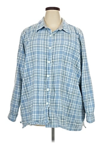 L.L.Bean Long Sleeve Button-Down Shirt (view 1)