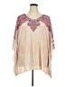 Reba 100% Polyester Tan 3/4 Sleeve Blouse Size 3X - photo 1