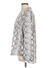 Kut from the Kloth 100% Polyester Animal Print Silver Long Sleeve Blouse Size L - photo 5