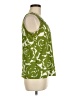 Lands' End 100% Cotton Floral Green Sleeveless Blouse Size M (petite) - photo 4