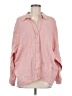 Lulus Pink Long Sleeve Blouse Size M - photo 1