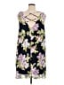 Soprano 100% Polyester Floral Black Casual Dress Size 1X - photo 2