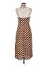 Cider Print Brown Cocktail Dress Size M - photo 2