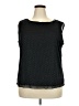 I.N. Studio 100% Polyester Black Sleeveless Blouse Size 3X - photo 1