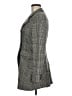 DKNY Houndstooth Gray Wool Coat Size 6 - photo 5