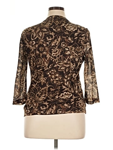 Chaps 3/4 Sleeve Blouse (view 2)