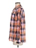 Gap Outlet Plaid Orange Long Sleeve Button-Down Shirt Size M - photo 5