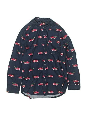 The Children's Place Long Sleeve Button-Down Shirt (view 1)