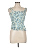 Mi ami 100% Rayon Blue Sleeveless Top Size L - photo 1